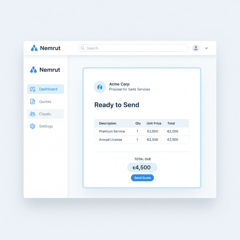 Nemrut – AI sales assistant in action